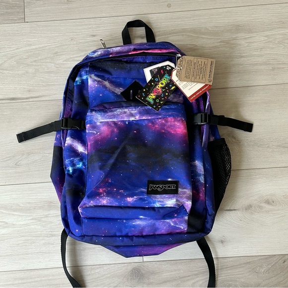 galaxy print backpack jansport Superbreak Space Dust JanSport Big Student Backpack -